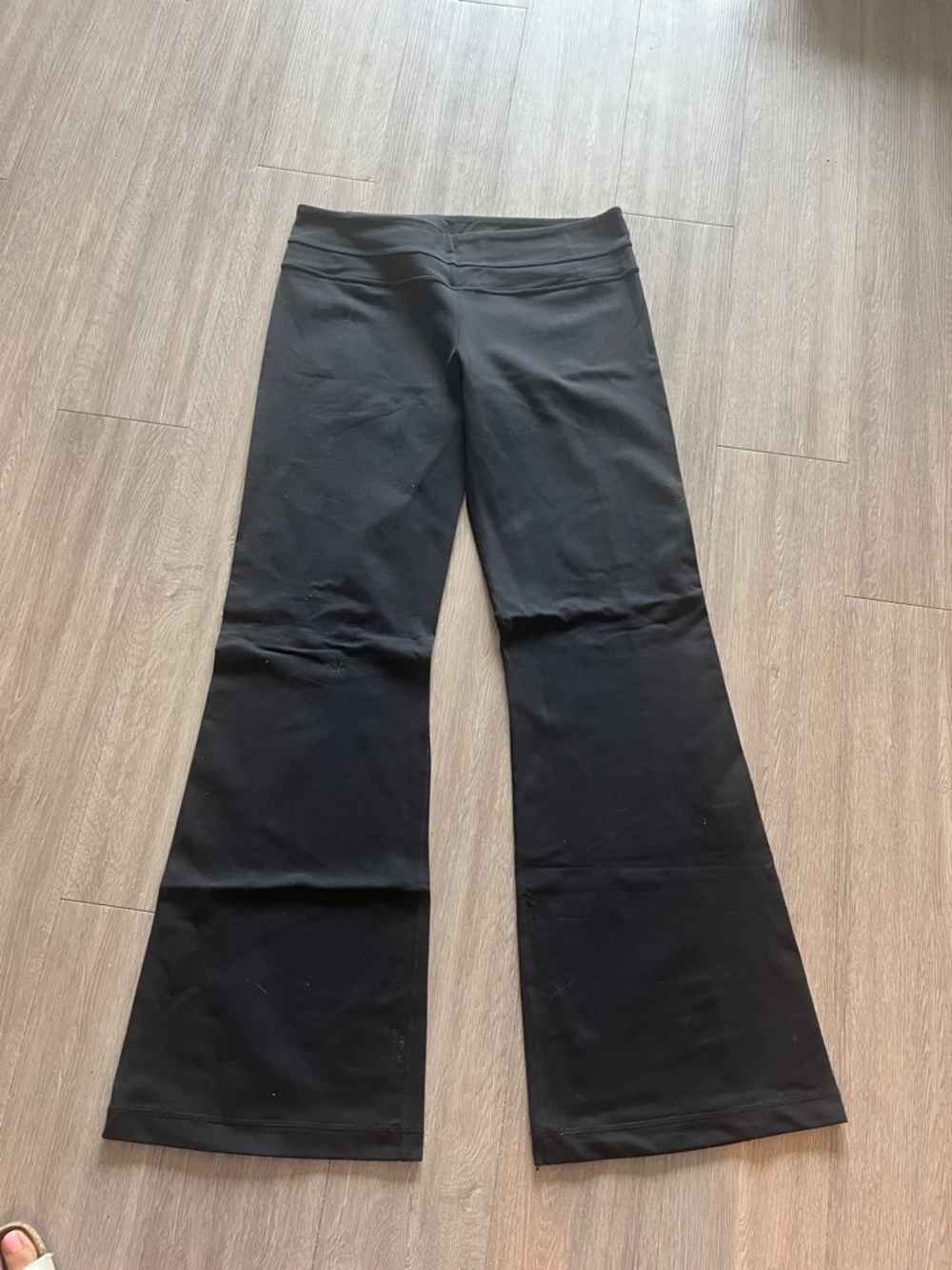 Lululemon Athletica Black Flare Leggings Size 12 Tall